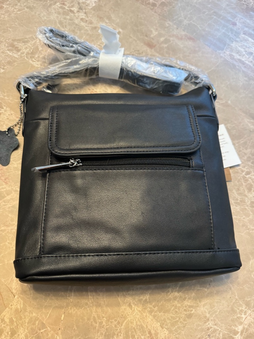 Bernini Venice Nappa Leather Crossbody - Picture 6 of 14